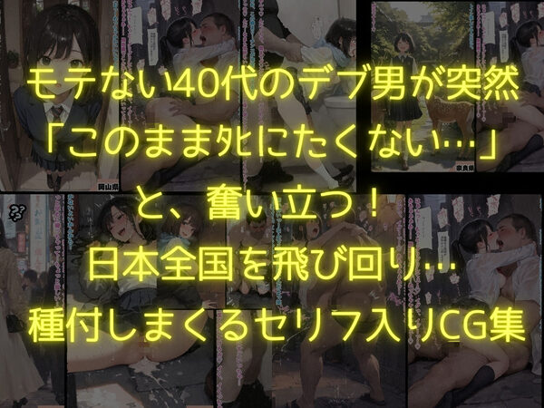 47都道府県 デブ男の女子校生種付ツアー 画像1