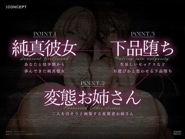 【ド下品フォーリー/ドスケベ事後差分イラスト】清純彼女、ケダモノに堕つ〜動物らしくぶひぶひオホオホ性欲解放してみましょう？〜【KU100】 画像2