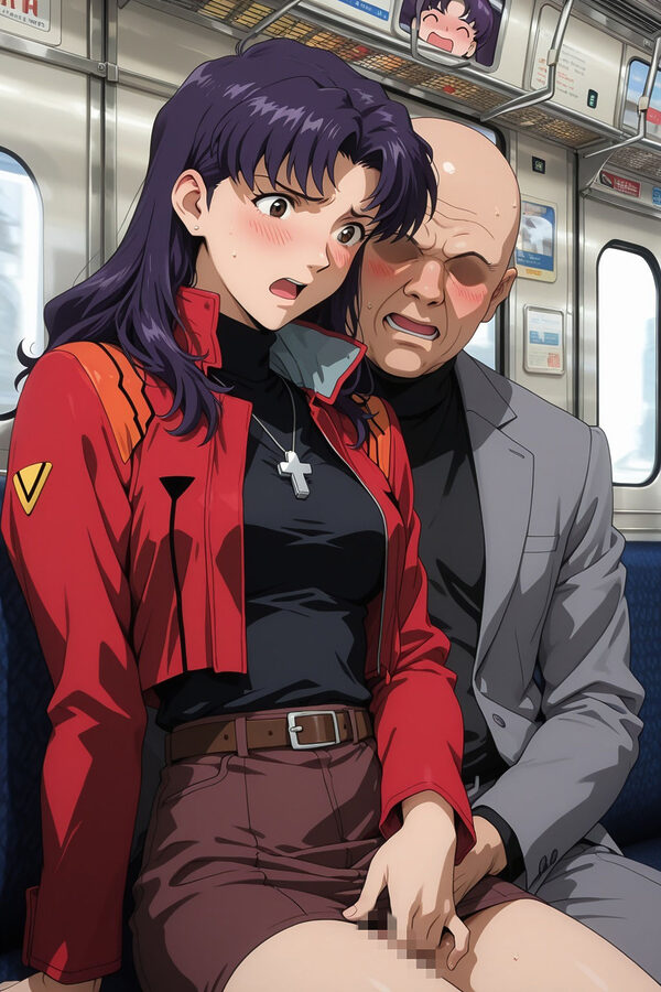 痴〇電車に堕ちたミサト 画像6