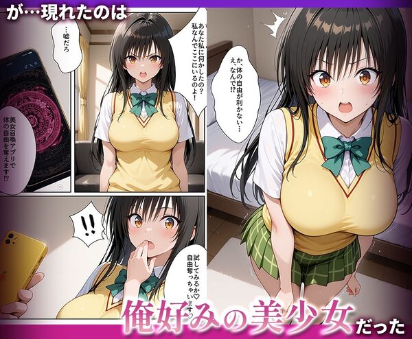 好きな女の子を強●召喚してハメまくっちゃった話  古手○唯 画像2