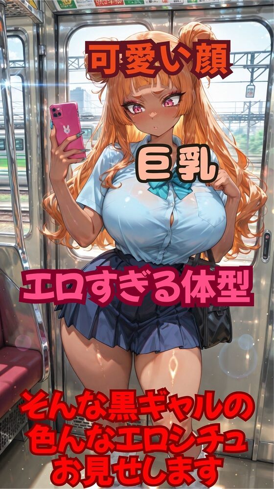 ムチムチ黒ギャルの普段のスガタとエロシチュ 画像2