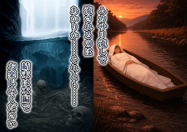 因習村の生贄――褐色の乳母 母乳を噴き出し 絶頂ス――「ムカサリ流し〜総集編〜」 画像9