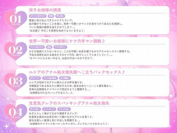 世界一可愛いケツ穴双子姫♪〜オマンコに入らないならお尻の穴をケツマンコにしてあげるね♪〜（KU100収録作品） 画像5