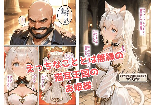 猫耳王国のお姫様がチン棒に服従した件【全Pセリフあり】 画像1
