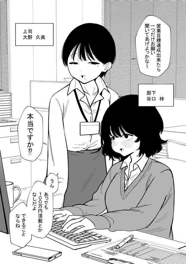 女上司を尿道責め 画像1