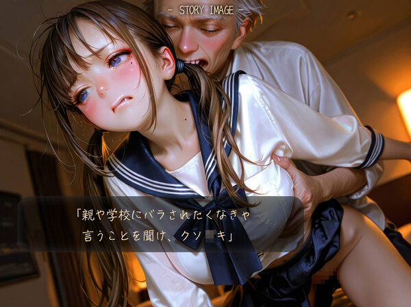 【静止画】担任の先生にパパ活がバレてラブホで脅迫セックス！【動画】 画像2