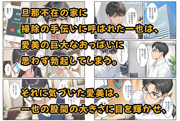 海外赴任する上司に『妻を頼む』と言われたので欲求不満の爆乳妻を種付けて孕ませました！ 画像3