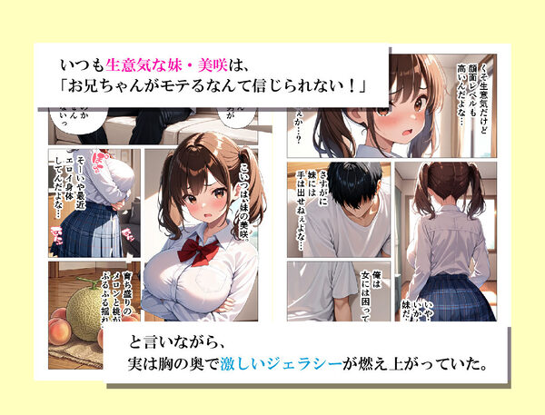 彼女がいるのに 生意気妹の柔肉巨乳の虜になり、妹えっちがやめられない話 画像2