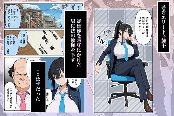 性犯罪者と戦う女弁護士 自分がハメられてメス堕ち人生終了 画像2