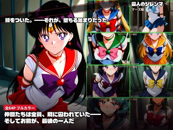 囚われたセーラーヒロイン達。囚人のジレンマ 仲間を守るために膝をついた。――それが、堕ちる始まりだった 画像1