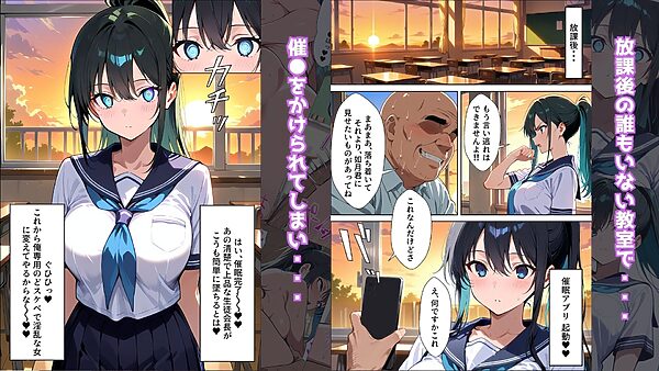【催●アプリ】〜清楚な生徒会長が大嫌いな豚教師に常識改変されておち●ぽ大好きにさせられる話〜 画像4