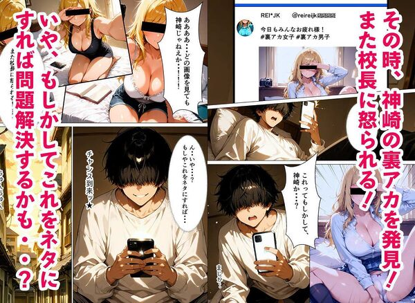 裏アカがバレて、一軍ギャルが放課後先生に性指導された話 画像3