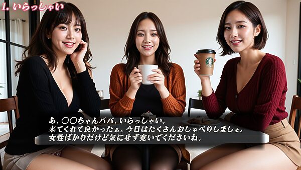 ママ友のお茶会に招待されたシングルファザーの僕2 画像3