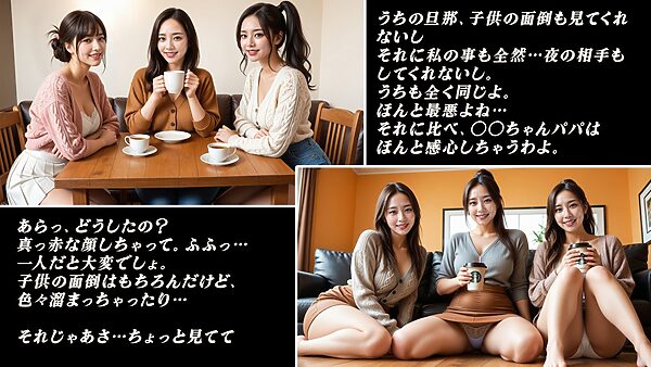 ママ友のお茶会に招待されたシングルファザーの僕2 画像4