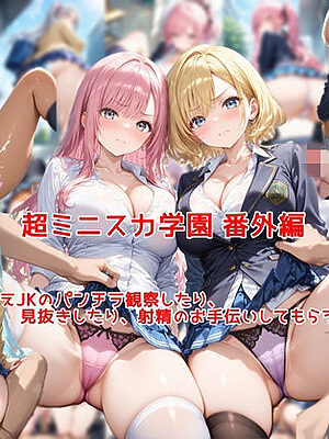 超ミニスカ学園 番外編〜パンツ丸見えJKのパンチラ観察したり、見抜きしたり、射精のお手伝いしてもらうイラスト集〜【私はいつでもここにいる】